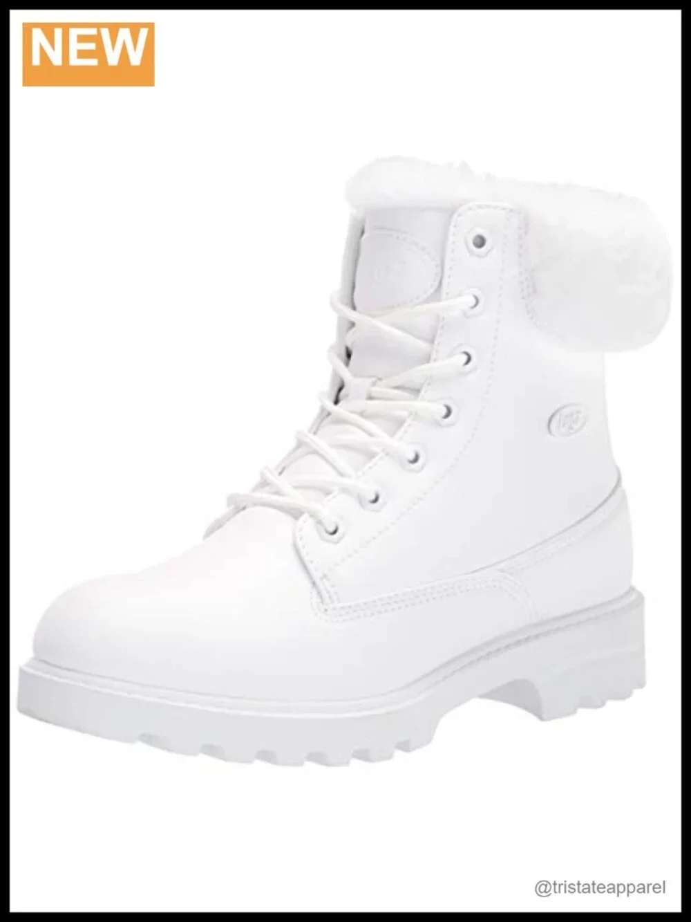 Lugz Women's Empire Hi Faux Fur Chukka Boot with Memory Foam